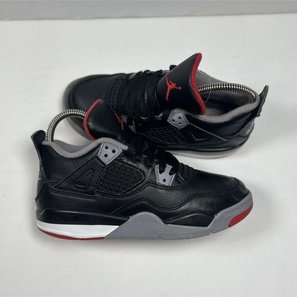 Nike Air Jordan 4 Retro "Bred Reimagined" Sz 13C Toddler OG RARE MJ (BQ7669-006) - Picture 1 of 7